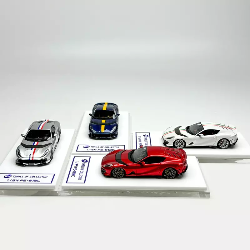 TOC×Fuelme 1:64 812 812C Competizione resin model car Collection Limited Editon Hobby toys