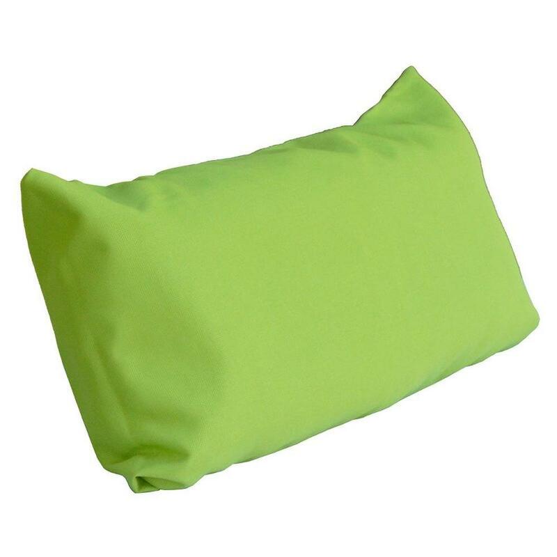 Outdoor Hammock Pillow Cover Weather Resistant Polyester Fabric Removable Washable Cover Deluxe 33x15x7 Tie-Offs Included
