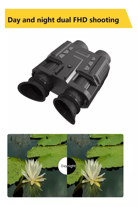 NV8000 Night Vision Binoculars Goggles Head Mount Infrared Night Vision Device1080P HD Outdoor Hunting Camping Telescope