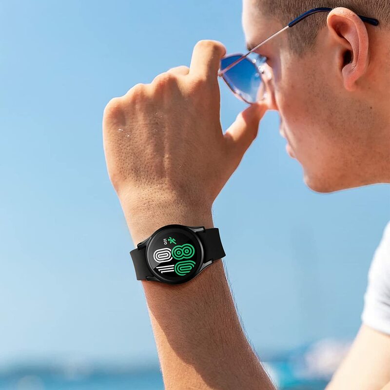 Custodia in TPU per Samsung Galaxy watch 6 5 44mm 40mm pellicola salvaschermo placcata all-around paraurti Shell Galaxy watch 4 40mm 44mm cover