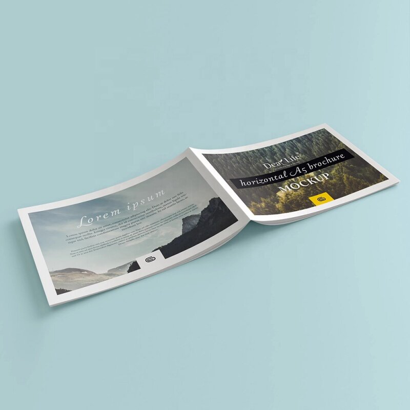 Customized product.Custom Color Offset Printing Service A2 A3 A4 A5 A6 Card Folder Logo Manual Magazine Catalogue Flyer Leaflet