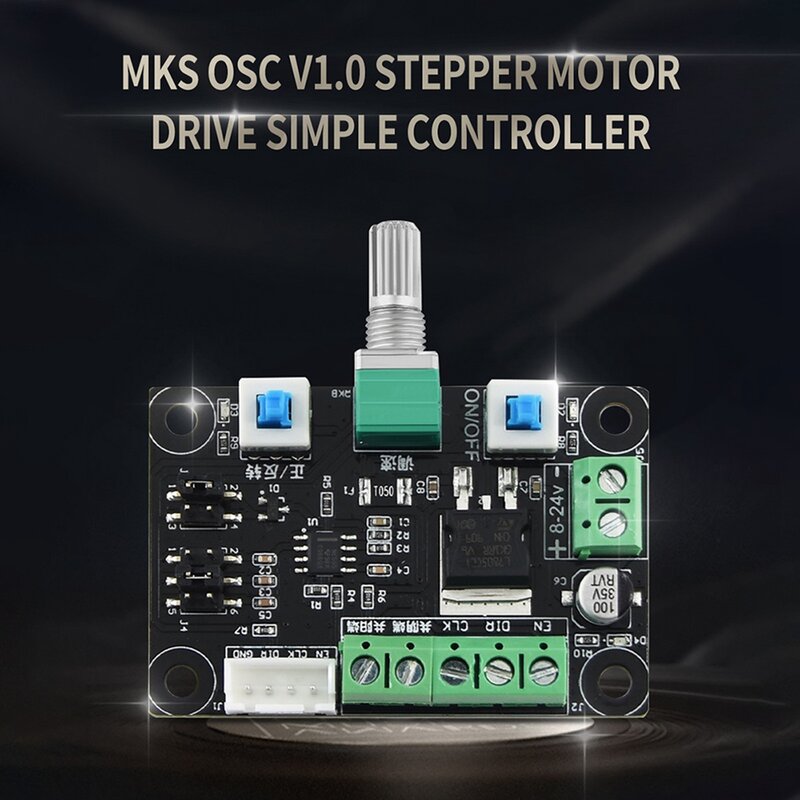 MKS OSC V1.0 Stepper Motor Drive Simple Controller Pulse PWM Signal Generator Module Speed Control 8-24V