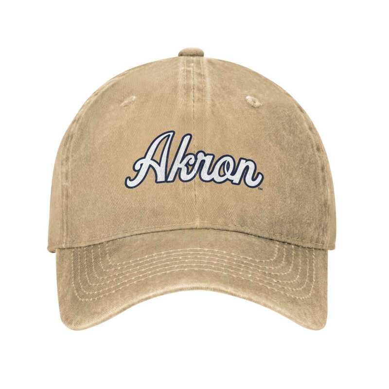 Casquette en denim avec logo Akron Zips, casquette de baseball, chapeau tendance, qualité