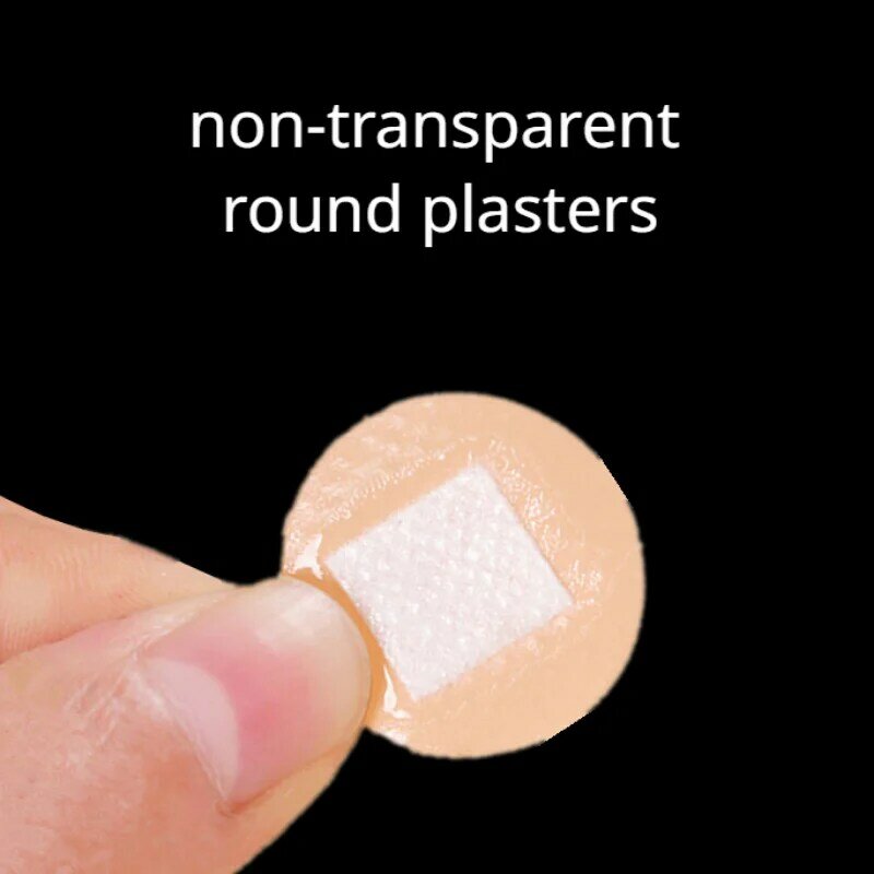 Mini banda redonda para vendaje de heridas para niños, apósito adhesivo de primeros auxilios, parche de vacuna, 50 unids/set