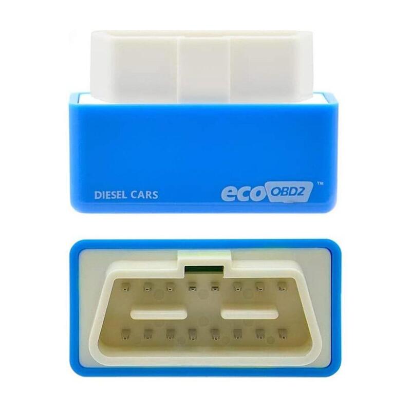 EcoOBD2-caja de sintonización de Chip económico, enchufe y controlador de coche de gasolina diésel, ahorro de gasolina y Gas, 15% combustible