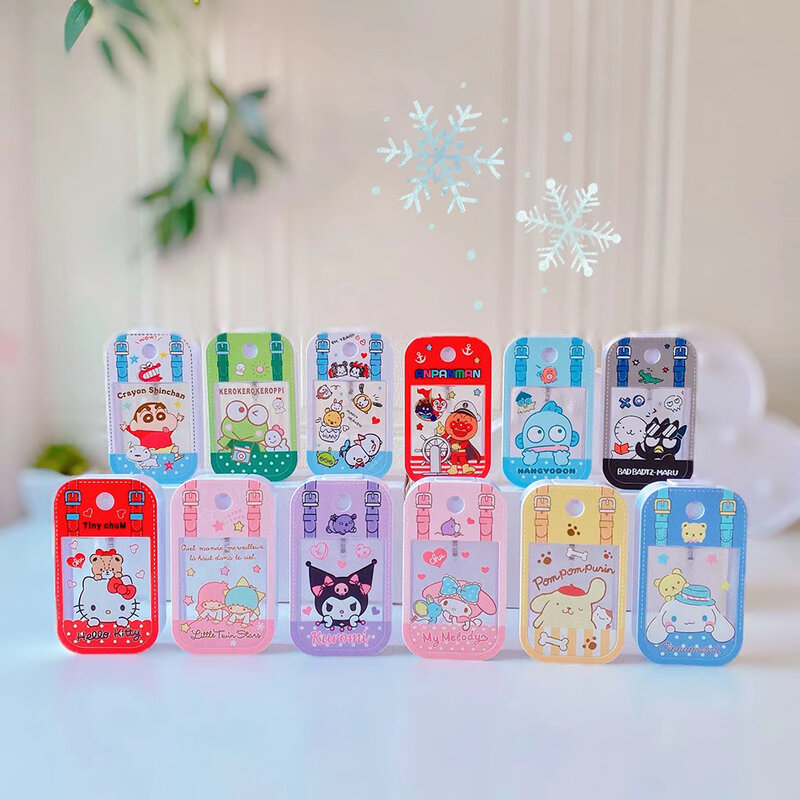 Sanrio Travel Perfume Bottle Refillable Melody Alcohol  Bottle Kawaii Kuromi Cinnamoroll  Gifts Boys Kids Girls Childrens