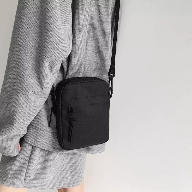XDX01 сумки-мессенджеры для мужчин, Повседневная холщовая маленькая сумка через плечо на молнии, простая маленькая сумка через плечо