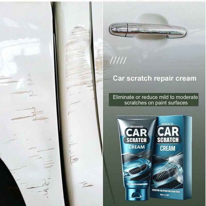 Crema removedora de arañazos de pintura de coche, crema removedora de cera de alta protección, 60ml