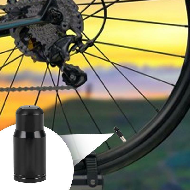 Bicycle Valve Caps Aluminum Alloy French Valve Caps Smooth Dustproof Bicycle Tire Caps Bicycle Valve Stem Cover Bike Air Tire