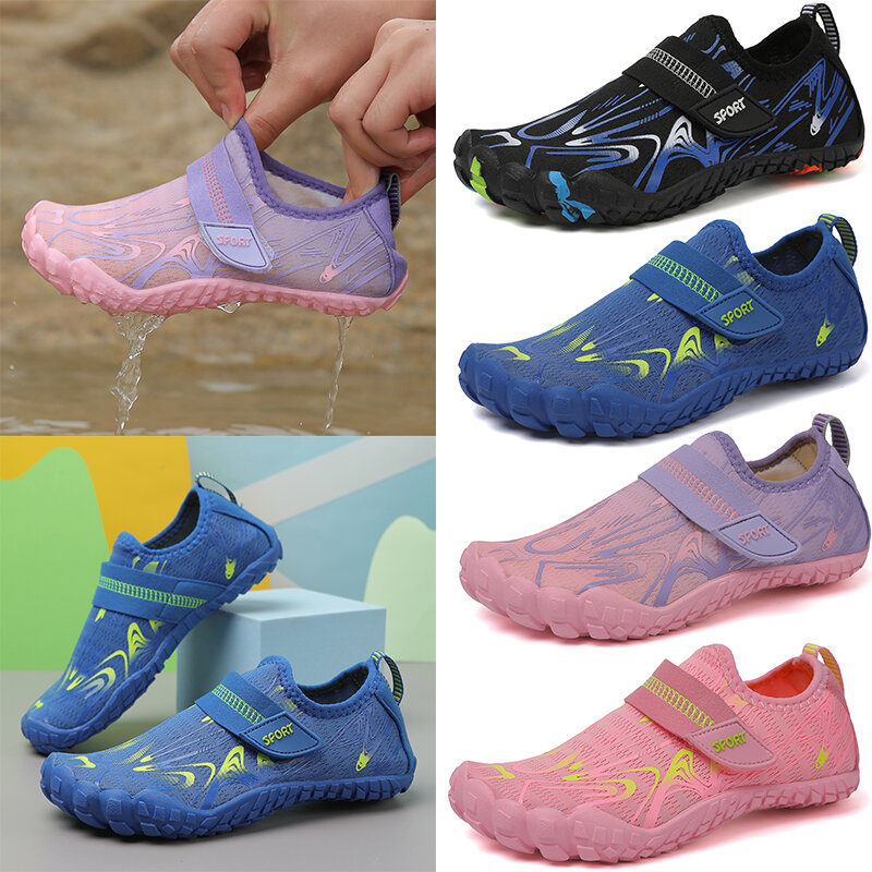 Zapatos acuáticos de secado rápido para niños, zapatillas para correr, Fitness, playa, verano, 29-38 #