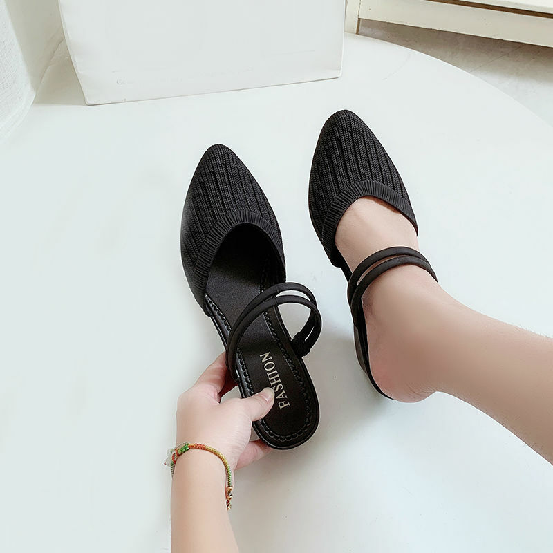 Mode Dames Sandalen 2021 Muiltjes Slippers Voor Strandschoenen Close Teen Vrouwen Hakken Bandjes Sleehakken Schoenen Voor Vrouwen Plastic Sandalen