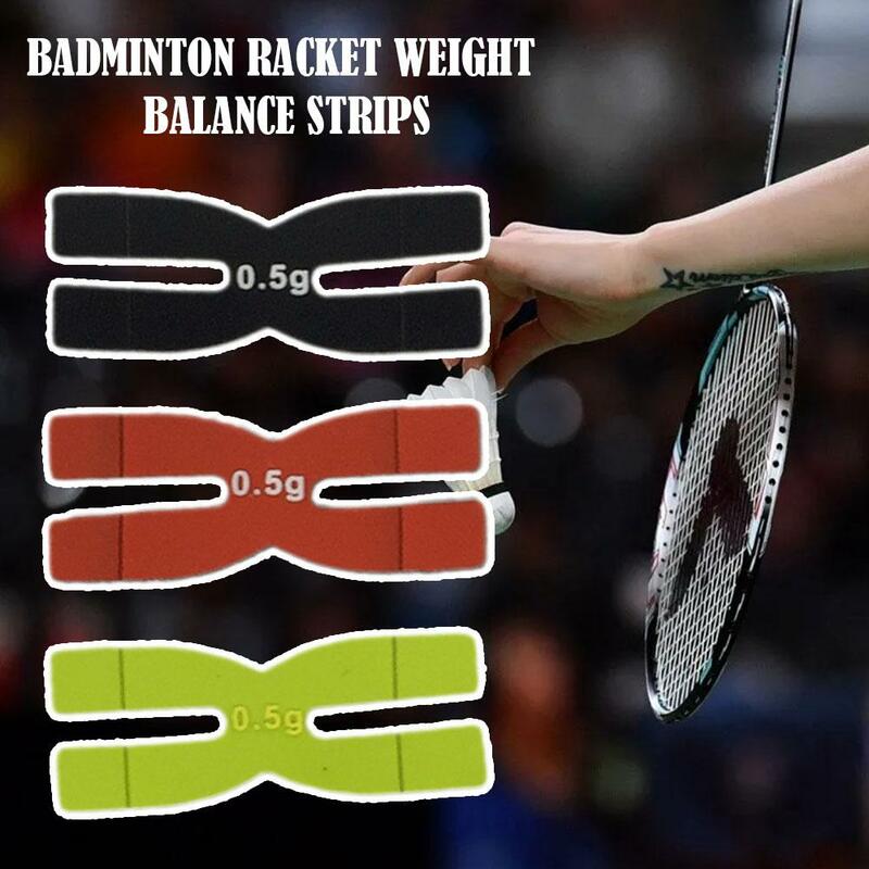 Raqueta de bádminton con tiras de equilibrio de peso, raqueta deportiva de silicona en forma de H, tenis de mesa, peso Z0L7
