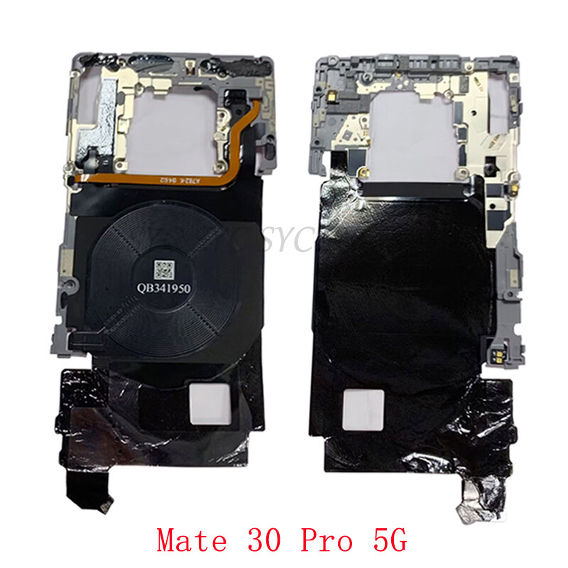 Chip ładowania bezprzewodowego NFC moduł antenowy elastyczny kabel do Huawei Mate 30 Pro 5G bezprzewodowe ładowanie Flex części zamienne
