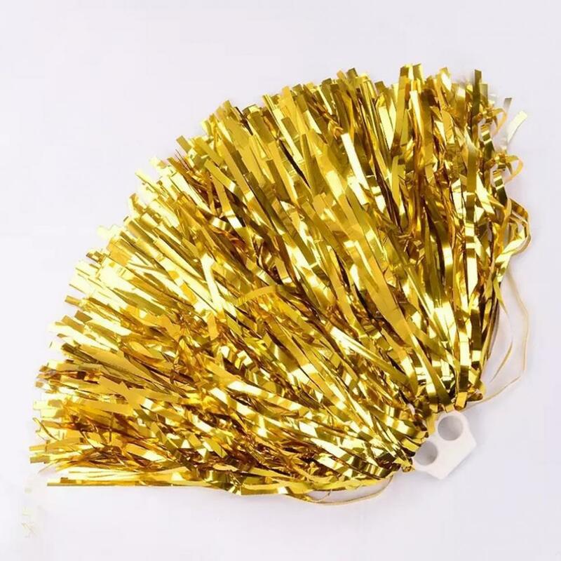 Cheerleading Pom Poms Double hole handle Cheerleading Cheering Ball Club Sports Cheerleading Flower Ball Party Dance Pompons