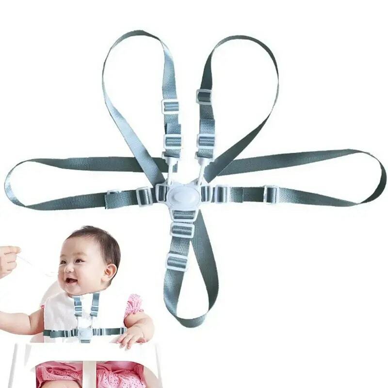 Baby 5 Point Harness Safe Belt Adjustable Seat Belts For Stroller High Chair Pram Children Kid Pushchair High Chair Straps