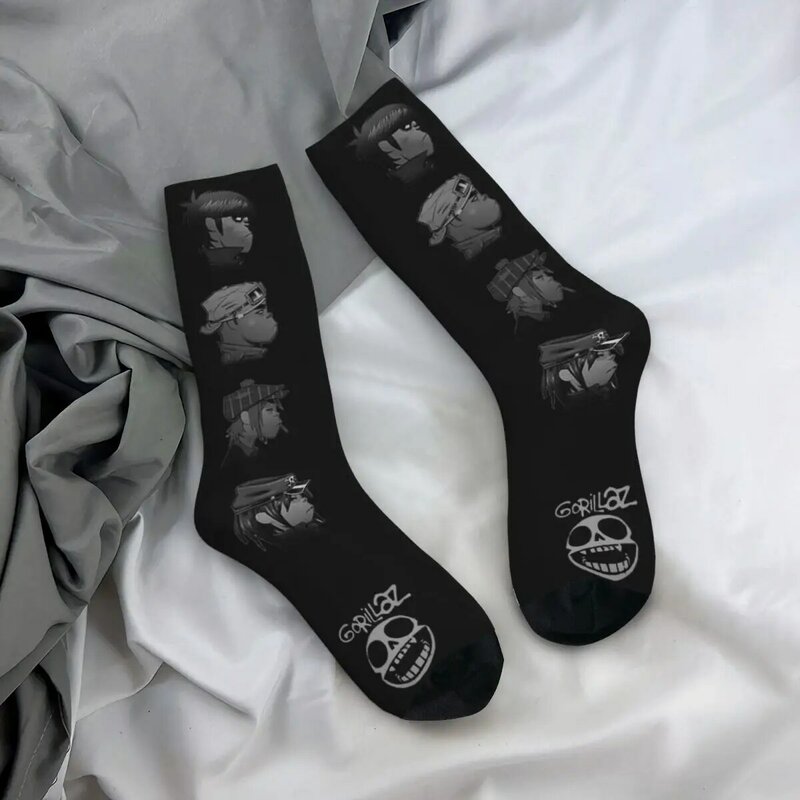 Cool Music Band Gorillaz Skateboard Men Women Socks,Leisure Beautiful printing Suitable for all seasons Dressing Gifts