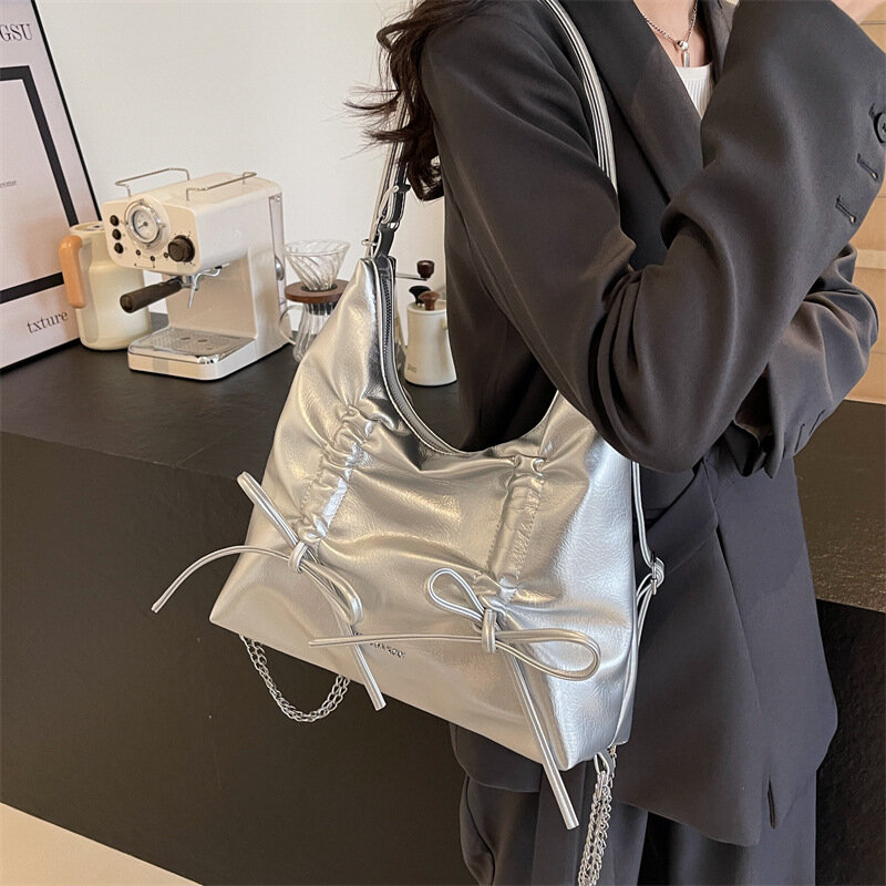 Cgcbag-女性のための大容量のトートバッグ,シンプルなリラクゼーションのショルダーバッグ,ファッショナブルなレザーハンドバッグ