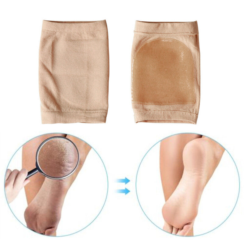 2 шт. гелевые носки для пятки, увлажняющее средство для спа, средство для ухода за ногами, анти, треснувший, предотвращающий сухость, жесткое средство для защиты кожи стопы, подушечки для ремонта пятки