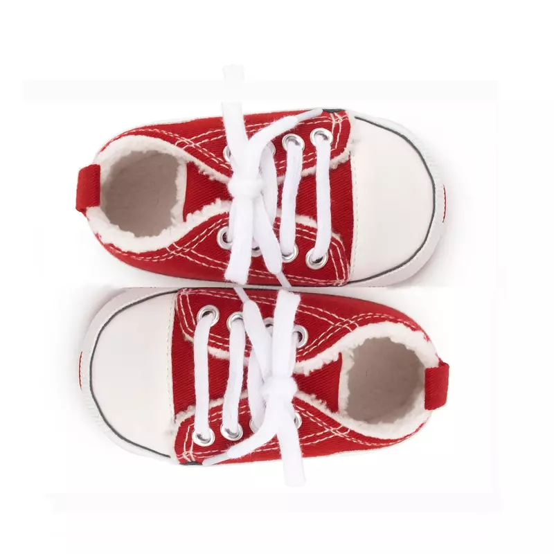 Парусиновая обувь с пятиконечной звездой для новорожденных; Детская обувь; Универсальные повседневные кроссовки для маленьких мальчиков и девочек; Мягкая нескользящая обувь для малышей