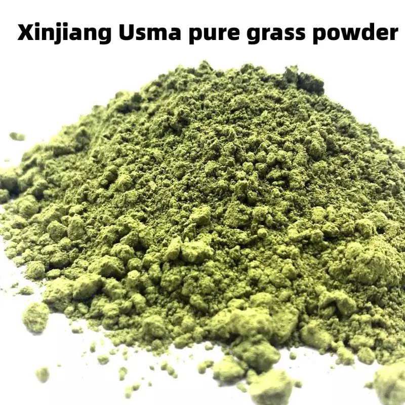 Usman-Grass Hair Powder, Promove o crescimento da raiz do cabelo e do fio, Fortalece e engrossa os cílios e as sobrancelhas