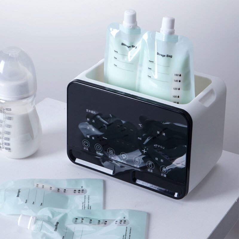 Многофункциональный подогреватель бутылочек для кормления грудью и молока для новорожденных с большим сенсорным экраном