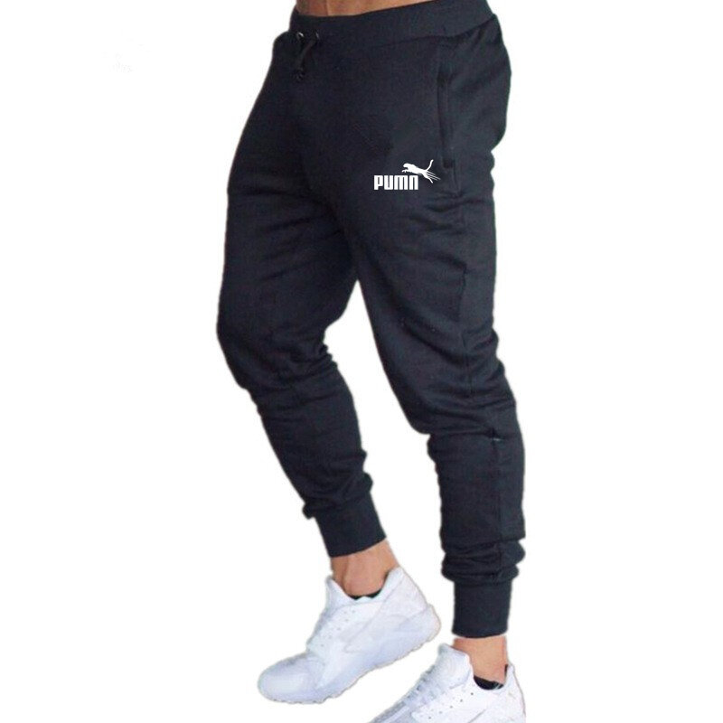 Celana Joger pria, bawahan olahraga Streetwear kasual untuk latihan Gym lari Fitness musim panas musim semi