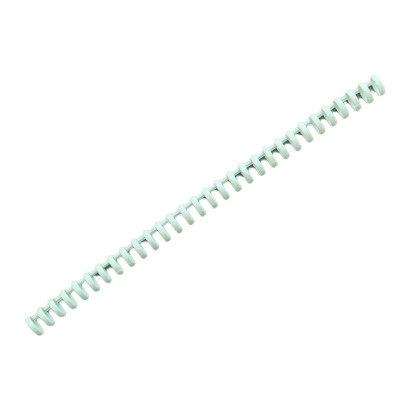 Clip reliure en plastique à 30 anneaux 0,59" diamètre pour plupart des cahiers à feuilles mobiles