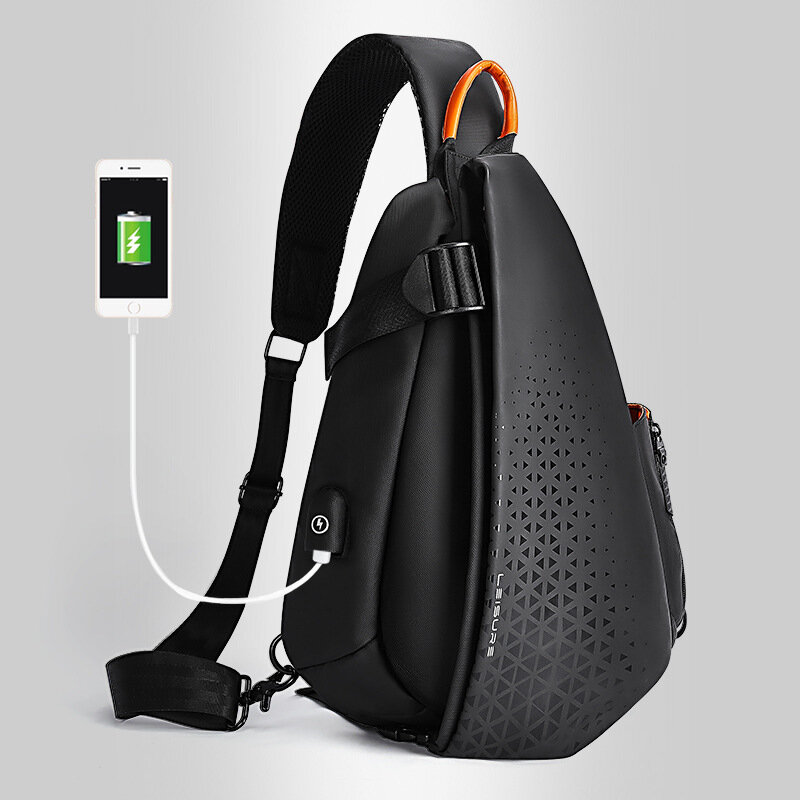 Функциональная сумка-мессенджер для мужчин, новинка 2023, модная вместительная сумка через плечо, мотоциклетный рюкзак, брендовая нагрудная сумка через плечо