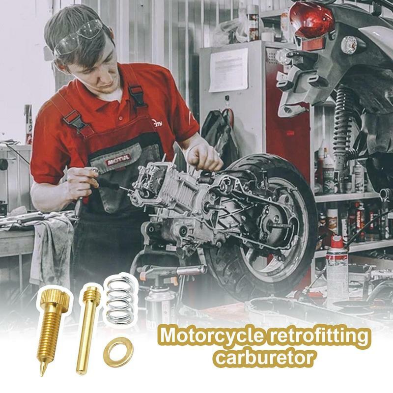 Nosel karburator motor karburator dapat diatur Jet utama Kit mesin utama nozel injektor utama pemasangan mudah