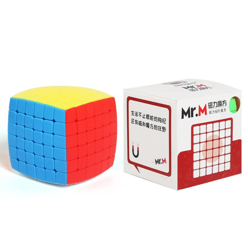 ShengShou Mr.M 6x6/7x7x7x7 magnetyczna magiczna kostka poduszka 7x7 Speed Cube 7 Speed Cube Magico zabawki prezent