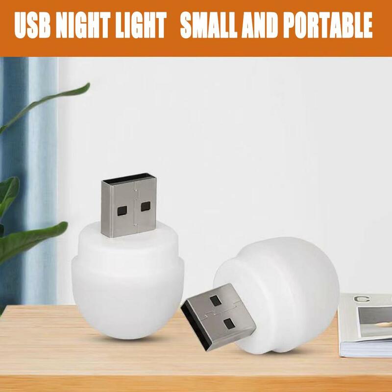 Portátil Mini Bedside LED Light, USB Eye Light, Super Bright, Power para Dormitório, C7n1