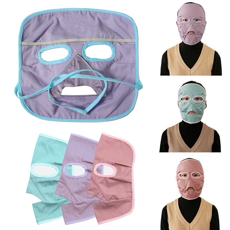 Mascarilla facial protectora de fibra de Metal, máscara EMF de protección contra radiación electromagnética, teléfono móvil, ordenador, TV