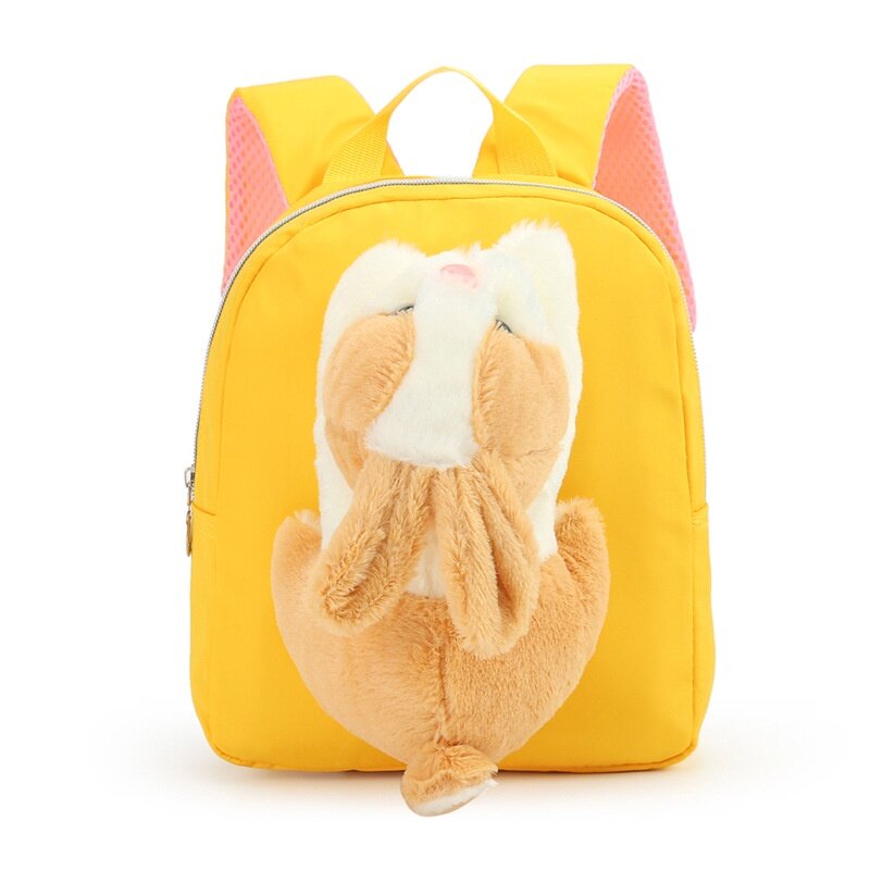 Mochilas pequeñas de nailon para niñas pequeñas, bonitas mochilas escolares de conejo suave para guardería, 2022
