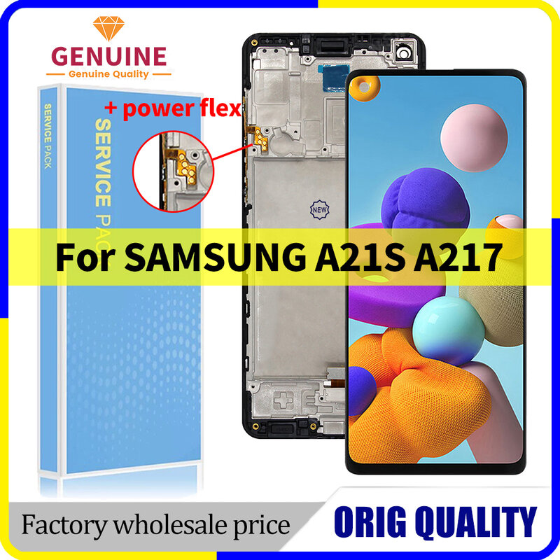 100% Getest Display Met Digitizer Touchscreen Voor Samsung A 21S Lcd SM-A217F A217f/Ds A 217M A 217M/Ds A217n Assemblage Vervanging