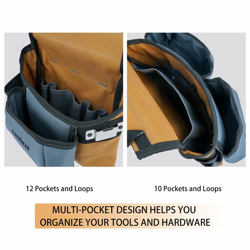 Cinturón con tirantes Pro Framer, delantal combinado con múltiples bolsillos y soporte para Martillo para carpintero, construcción