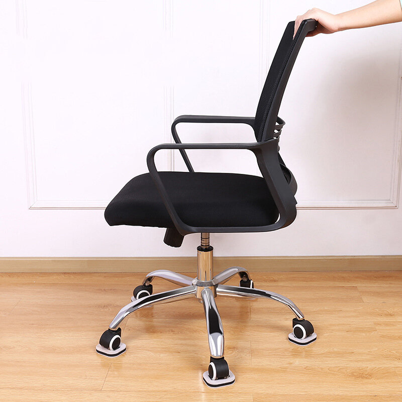 Bouchon de roue de chaise de bureau, protection de sol en bois dur, Anti-Vibration, pieds roulants de chaise, tapis antidérapant