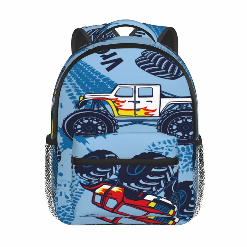 Детская сумка с машинками монстров, Детский рюкзак для дошкольного возраста для мальчиков и девочек 3-4-6 лет