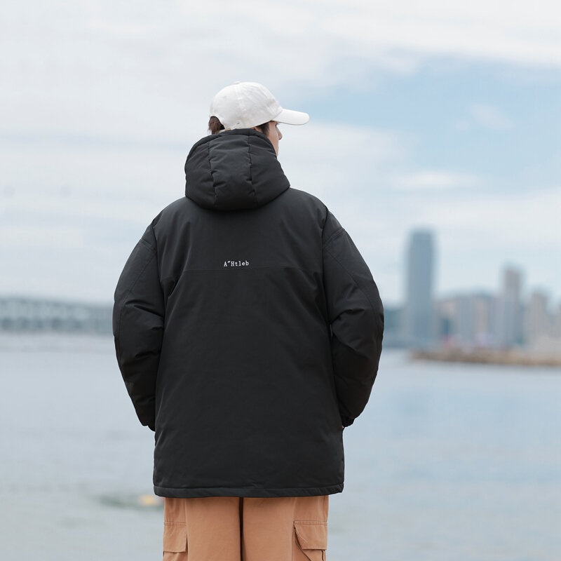 Винтажная хлопковая стеганая куртка-оверсайз в стиле сафари, новинка 2022, Корейская теплая зимняя куртка-пуховик со множеством карманов для путешествий и активного отдыха