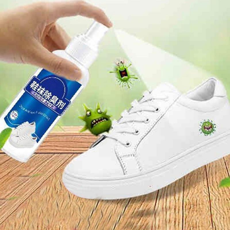 Spray deodorante per scarpe a base di erbe 100ml scarpa per piedi rimozione degli odori artefatto atleti Spray per piedi cucina bagno scarpa eliminatore di odori