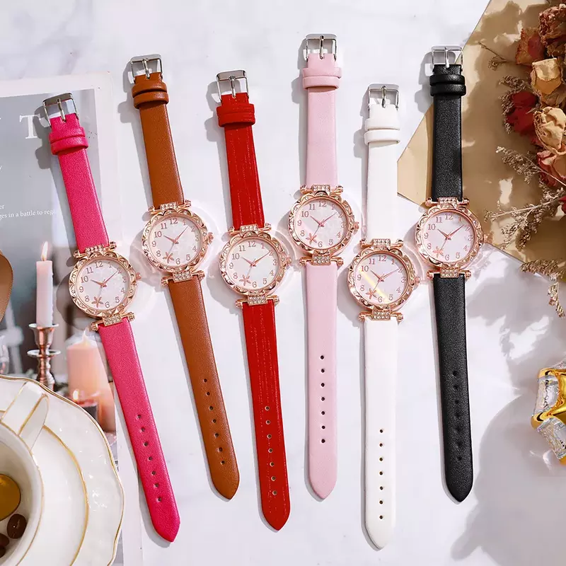 Luxury Women Watches Ladies Wrist Watches Buckle Alloy Watch Quartz Wristwatches Reloj Mujer Watch for Women Girls Clock Gift