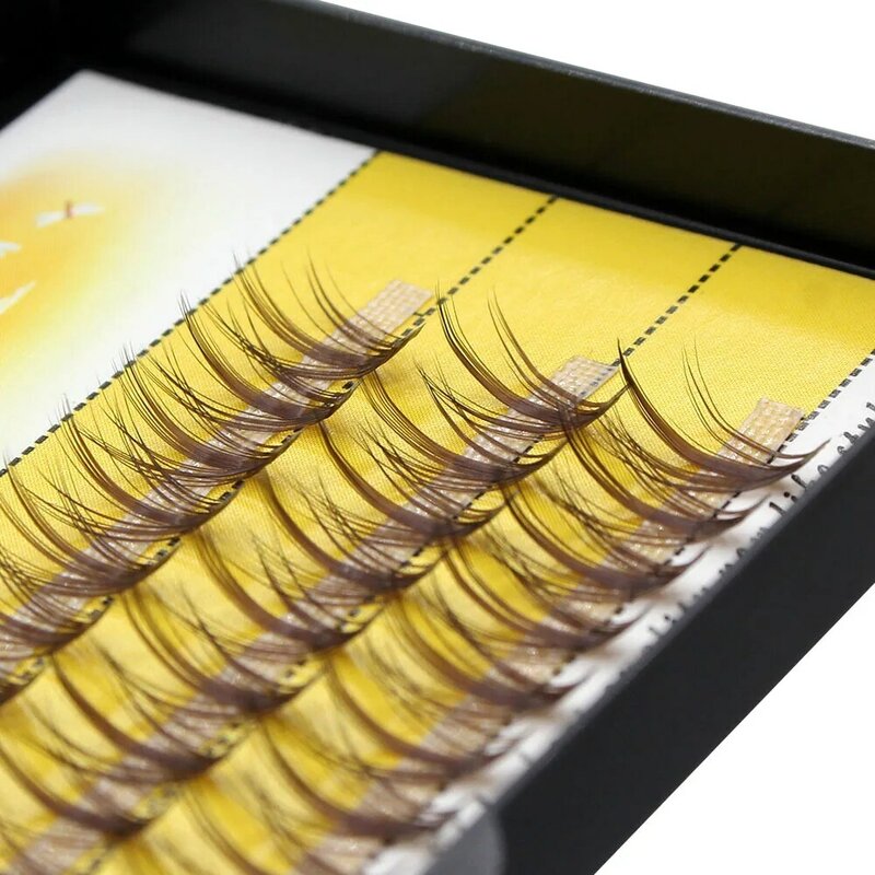 Wholesale Brown 20D 30D False Eyelashes Sexy Natural Soft Extension False Eyelashes Simple and Easy to Operate Makeup Tool