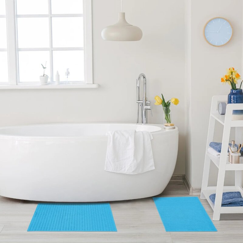Ortley Eco-Friendly Cotton 2-Piece Bath Mat Set