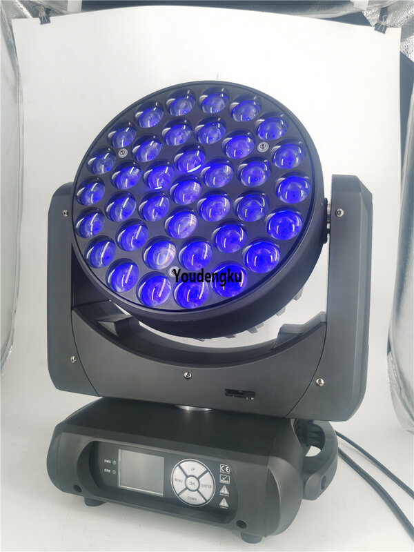 8pcs indoor moving head event lights led stage k20 dmx 37 x 12w rgbw 4in1 zoom moving head led disco light european