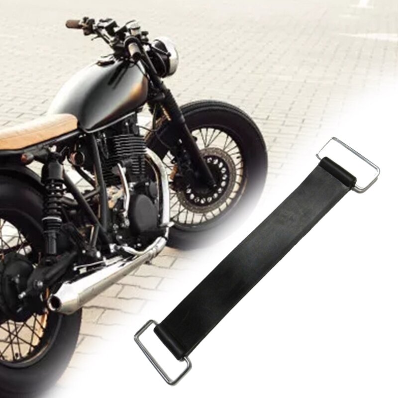 X6HF резиновый ремень 7 дюймов дюйм резиновая лента с металлической пряжкой для мотоцикла, резиновые ремни для аккумулятора,