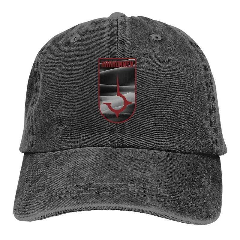 Topi bisbol pria yang dicuci rumah Harkonnen lencana Trucker gelap topi koboi Snapback topi ayah Dune wesci Sci-Fi topi Golf Film