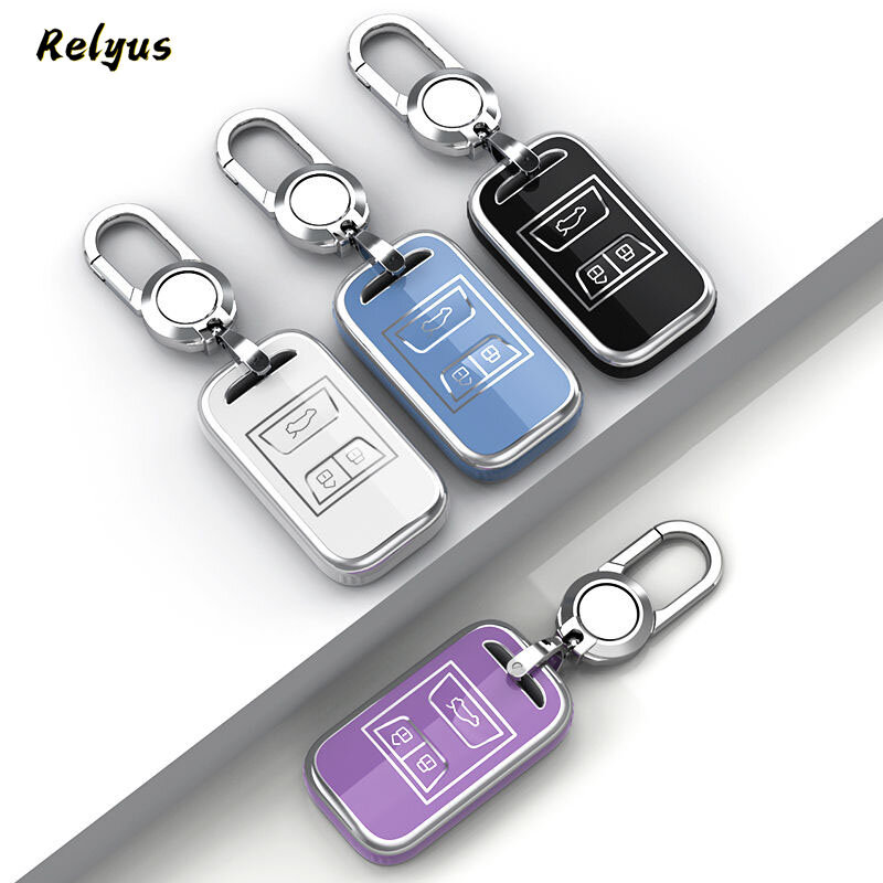 Étui de protection pour clé télécommande de voiture, en TPU souple, pour Chery Tiggo 3 5X 4 8 Glx 7 2019 2020, accessoires automobiles