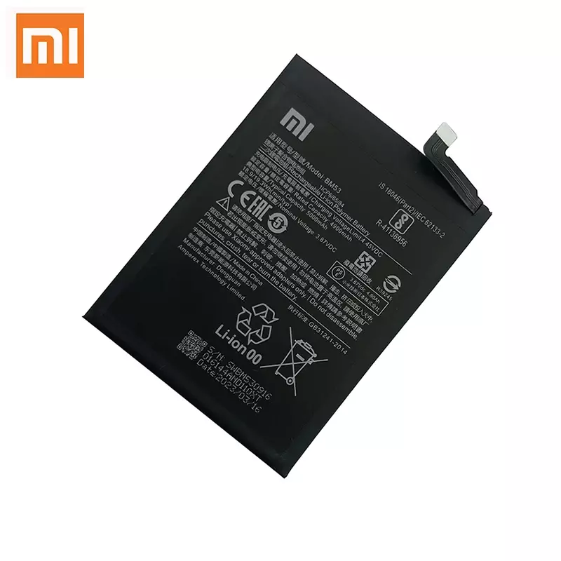 Xiaomi mi 10t pro 10tpro 10t用の交換用バッテリー,携帯電話用,5000mah,100% オリジナル
