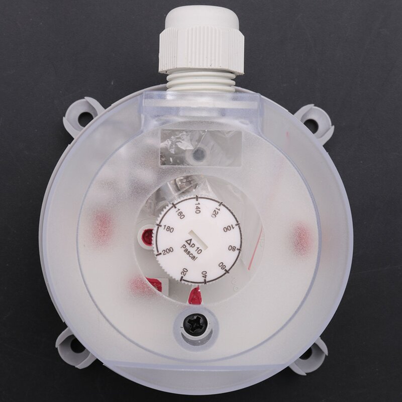 Air Differential Pressure Switch 20-200Pa Adjustable Micro- Pressure Air Switch