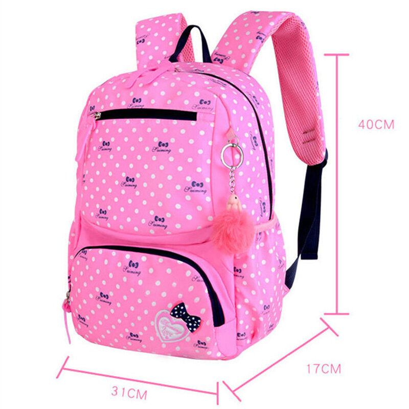 Dropshipping 3 pçs/set escola mochila mochilas moda crianças adorável mochila para crianças meninas saco estudante sac