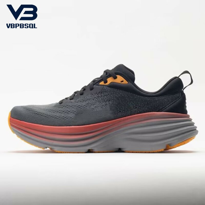 VBPBSQL Bondi 8 Running Shoes for Women Men Classic Explosions Shock-absorbing Sports Light Comfortable Casual Sneakers